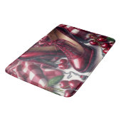 Tapis De Bain Élégant talons rouges hauts avec cerise (Angle)
