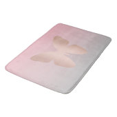 Tapis De Bain Elegant, trendy rose gold butterfly (Angle)