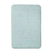 Tapis De Bain Élégant vert Abstrait (Devant (Vertical))