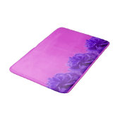 Tapis De Bain Élégant violet floral (Angle)