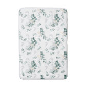 Tapis De Bain Elégante aquarelle eucalyptus (Devant (Vertical))