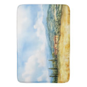 Tapis De Bain Elégante aquarelle rustique méditerranéenne toscan (devant Vertical)