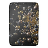 Tapis De Bain Élégante explosion géométrique Abstraite - Or & Ar (devant Vertical)