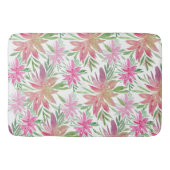 Tapis De Bain Elégante Fleurs D'Aquarelle Romantique À L'Ombre D (Devant)