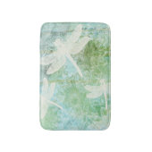 Tapis De Bain Élégante libellule Et Motif Fleur (Devant (Vertical))