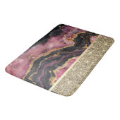 Tapis De Bain Elégante Parties scintillant Or élégant Marbre Bou (Angle)