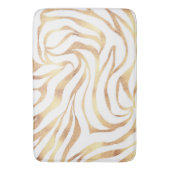Tapis De Bain Elégante Parties scintillant or Zebra Poster de an (devant Vertical)
