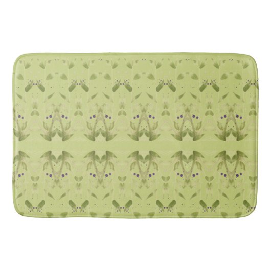 Tapis De Bain Élégante salle de bain verte olive (Devant)