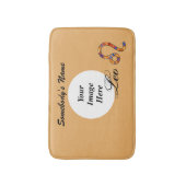 Tapis De Bain Élément du symbole Leo Zodiac par Kenneth Yoncich (Devant (Vertical))