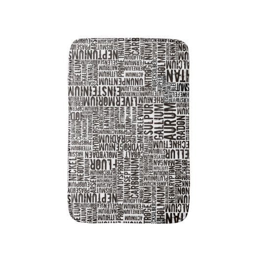 Tapis De Bain Éléments chimiques (Devant (Vertical))