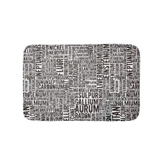Tapis De Bain Éléments chimiques (Devant)