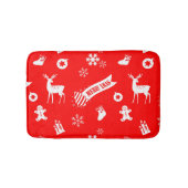 Tapis De Bain Éléments de Noël (Devant)