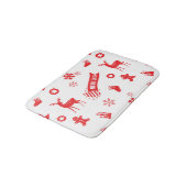 Tapis De Bain Éléments de Noël (Angle)