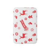 Tapis De Bain Éléments de Noël (Devant (Vertical))