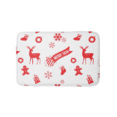 Tapis De Bain Éléments de Noël (Devant)
