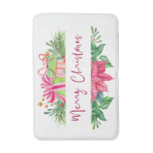 Tapis De Bain Éléments de Noël Joyeux Noël (Devant (Vertical))