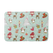 Tapis De Bain Éléments de Noël Renne Elfes (Devant)