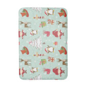 Tapis De Bain Éléments de Noël Renne Elfes (Devant (Vertical))