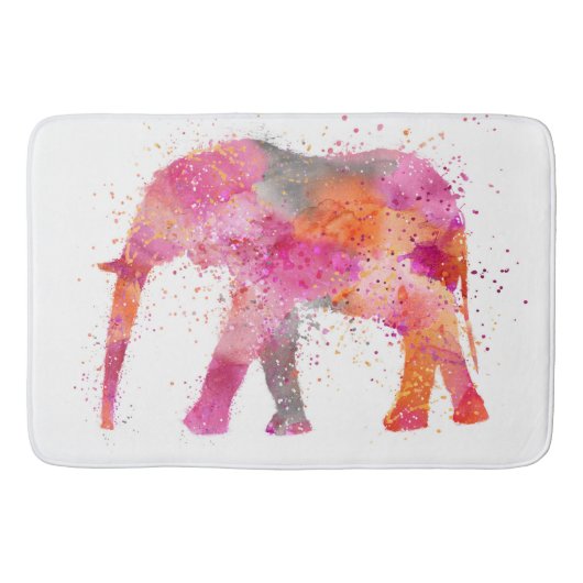 Tapis De Bain Éléphant Artsy (Devant)