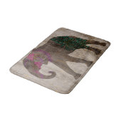 Tapis De Bain Eléphant asiatique tribal zen (Angle)