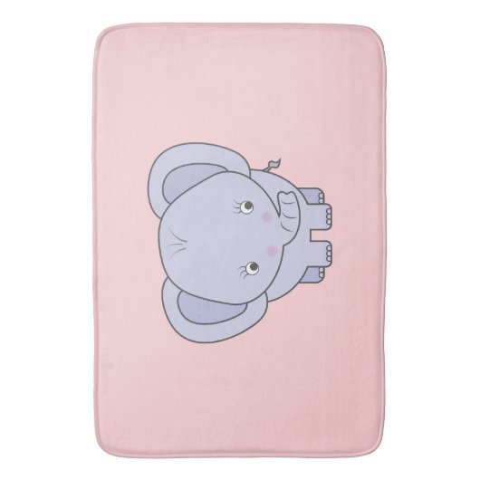 Tapis De Bain Eléphant bébé (devant Vertical)