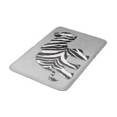 Tapis De Bain Eléphant composé de Zebra Stripes (Angle)
