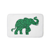 Tapis De Bain éléphant mignon en shamrock (Devant)