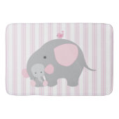 Tapis De Bain Éléphant rose de beau bébé (Devant)