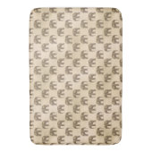 Tapis De Bain Eléphant Vintage Élégant Chic Animaux (devant Vertical)