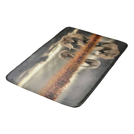 Tapis De Bain Éléphants (Angle)