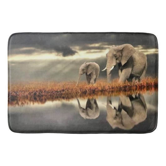 Tapis De Bain Éléphants (Devant)