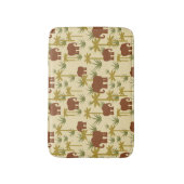 Tapis De Bain Éléphants Et Palmiers Au Camouflage (Devant (Vertical))