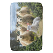 Tapis De Bain Élevage de moutons Herbe de moutons Bébé Agneau Fe (devant Vertical)