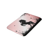 Tapis De Bain Élevage noir stallion rose (Angle)