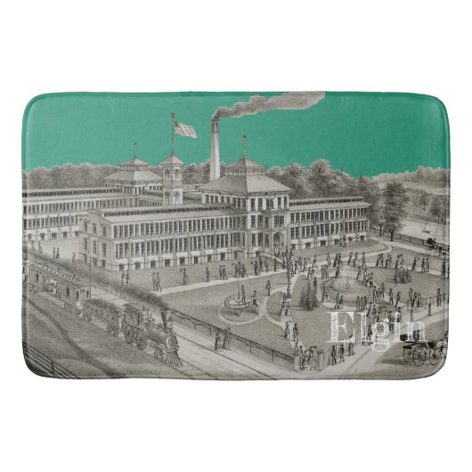 Tapis De Bain Elgin Watch Factory Elgin Illinois 1871 (Devant)