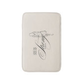 Tapis De Bain Elle est Proverbes forts 31:25 (Devant (Vertical))