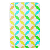 Tapis De Bain Ellipse Motif Art Abstrait (devant Vertical)