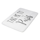 Tapis De Bain "Emmène-Moi À Paris" (Angle)