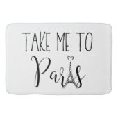 Tapis De Bain "Emmène-Moi À Paris" (Devant)