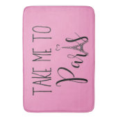 Tapis De Bain "Emmène-Moi À Paris" (devant Vertical)