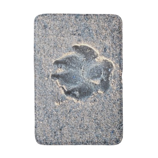 TAPIS DE BAIN EMPREINTE DANS LE SABLE (Devant (Vertical))