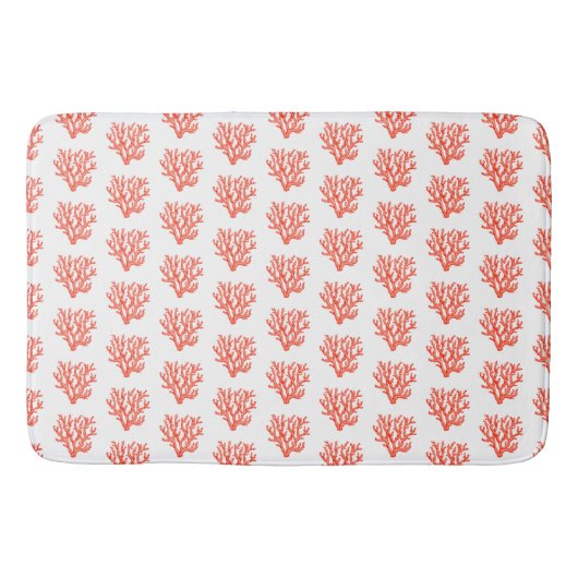 Tapis De Bain Empreinte de corail marin (Devant)