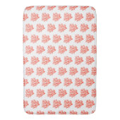 Tapis De Bain Empreinte de corail marin (devant Vertical)