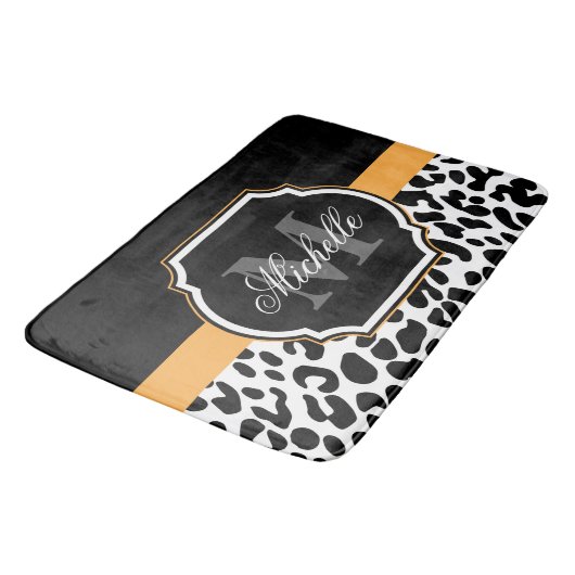 Tapis De Bain Empreinte de léopard (Angle)