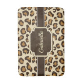 Tapis De Bain Empreinte de léopard (Devant (Vertical))
