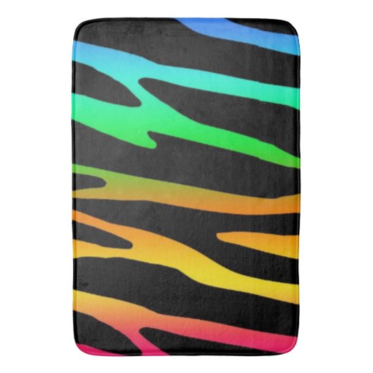 Tapis De Bain empreinte de léopard (devant Vertical)