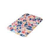 Tapis De Bain Empreinte de léopard : aquarelle peinte à la main. (Angle)