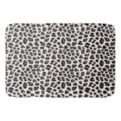 Tapis De Bain Empreinte de léopard blanc (Devant)