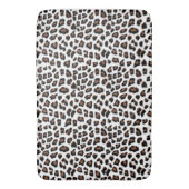 Tapis De Bain Empreinte de léopard blanc (devant Vertical)