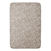 Tapis De Bain Empreinte de léopard Brown au chocolat (devant Vertical)